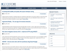 Tablet Screenshot of blog.goodcoresoft.com